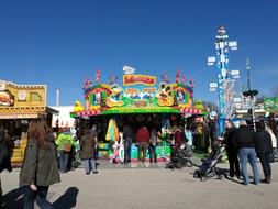 rides park fun people