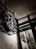 coffee sign on the wall