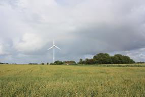 airmill in the field