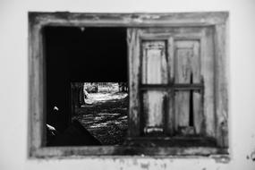 old barn window