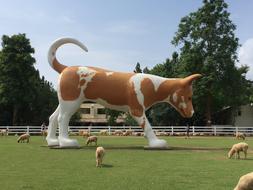 Farm Sheep statue