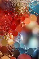 Oil And Water Art Colorful
