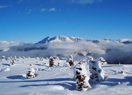 Stoanerne Mandln Winter Snow