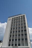 high rise building on the street