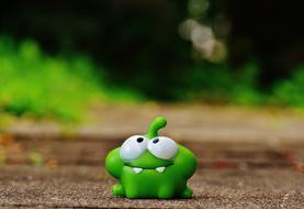 funny toad figurine