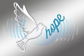 harmonious dove with signature