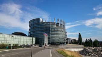 glass city building
