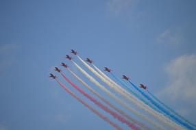 Red Arrows Smoke Trails Jet