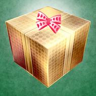 gold gift box