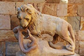 Statue Stone Lion