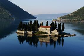 lonely church on an island