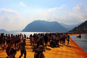 Christo Floating Piers Italy