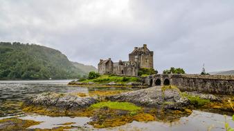 old castle in the hills