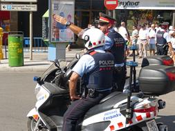 Police Indications Motorcycle