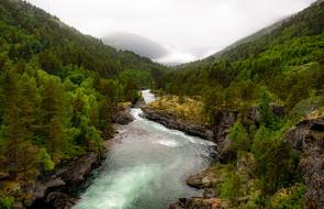 Waterfall River Stream