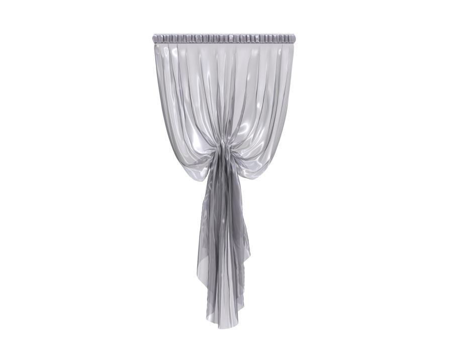 factory curtain on a white background