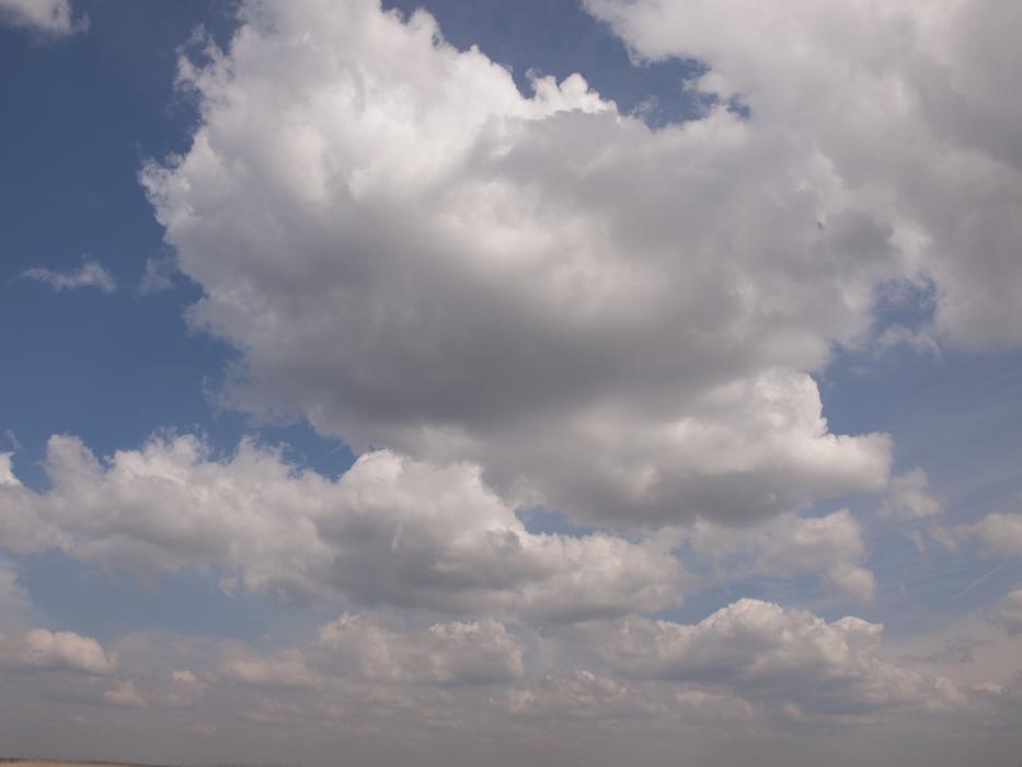 soft white clouds in the sky
