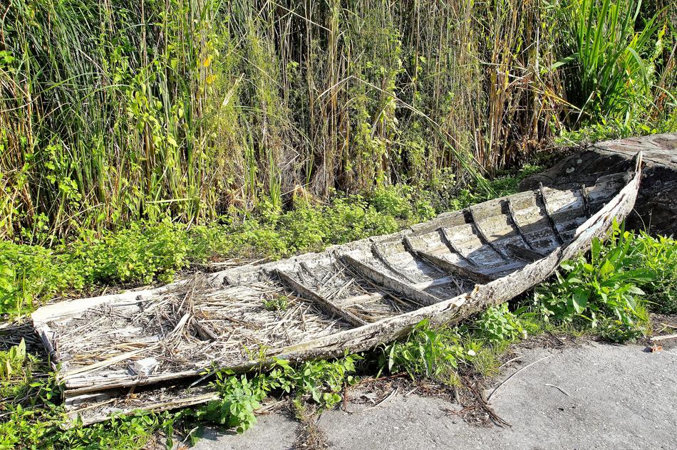 Rowboat Debris Barge