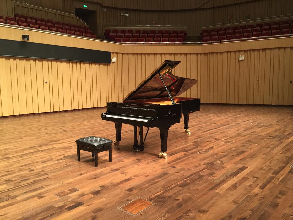 piano in the room