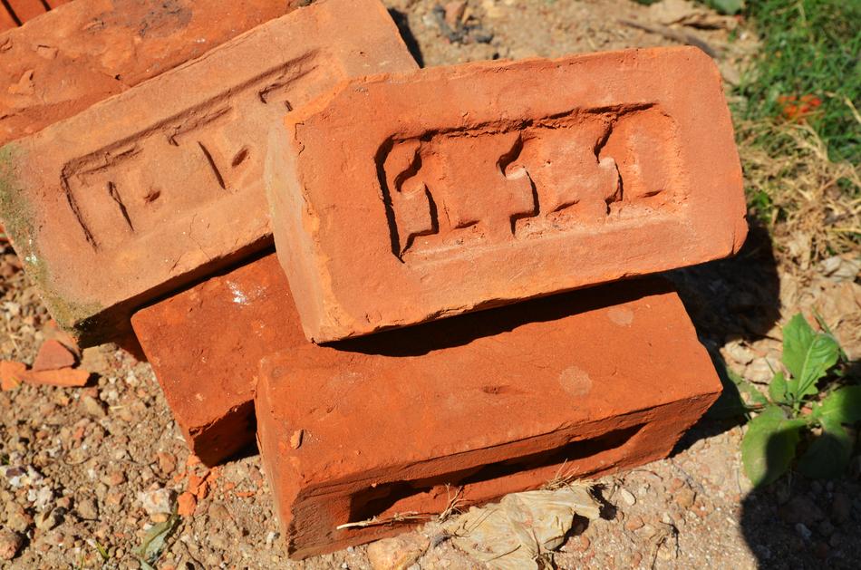 Brick Embossing Red