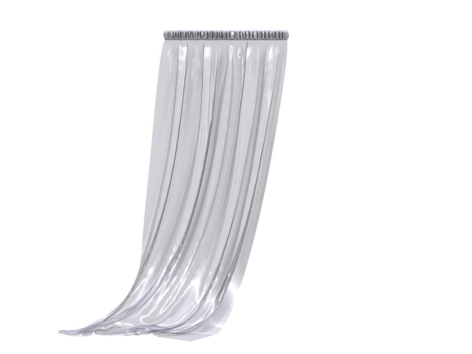 white sheer fabric