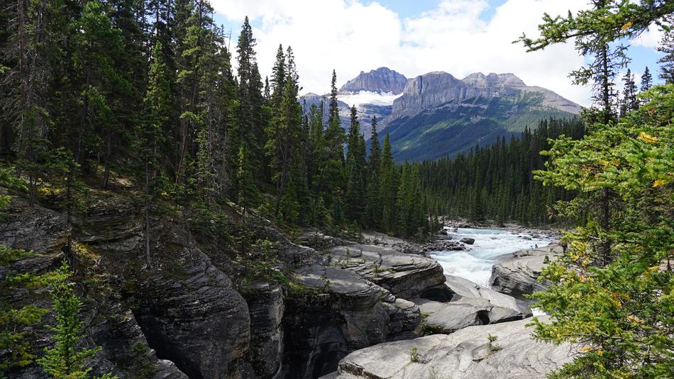 Canyon Slate Rocks Water