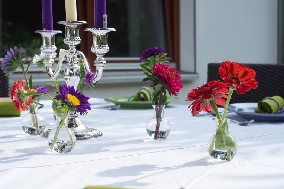 Gedeckter Table Flowers