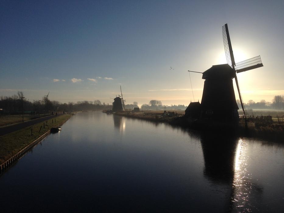 windmill by the river