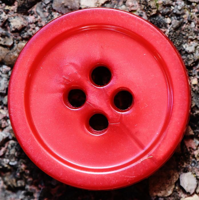 Red button on the beach free image download