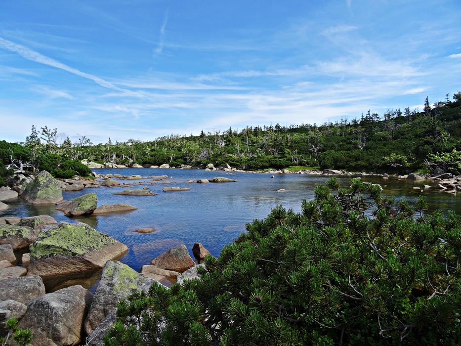 Landscape Mountains Lake