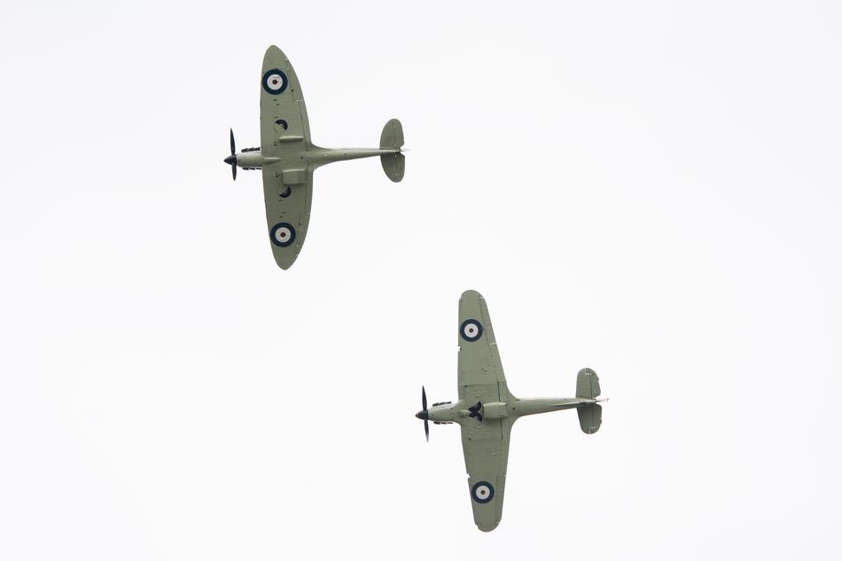toy airplanes on a white background