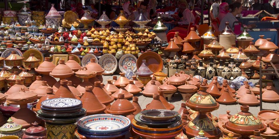 Indian spices in dishes