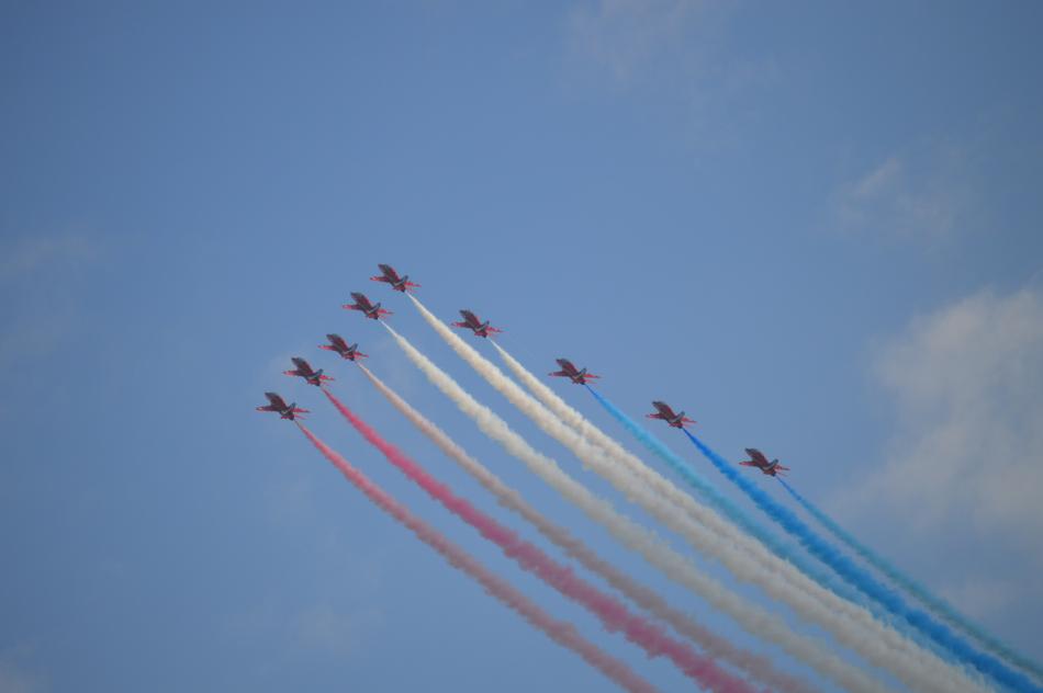 Red Arrows Smoke Trails Jet