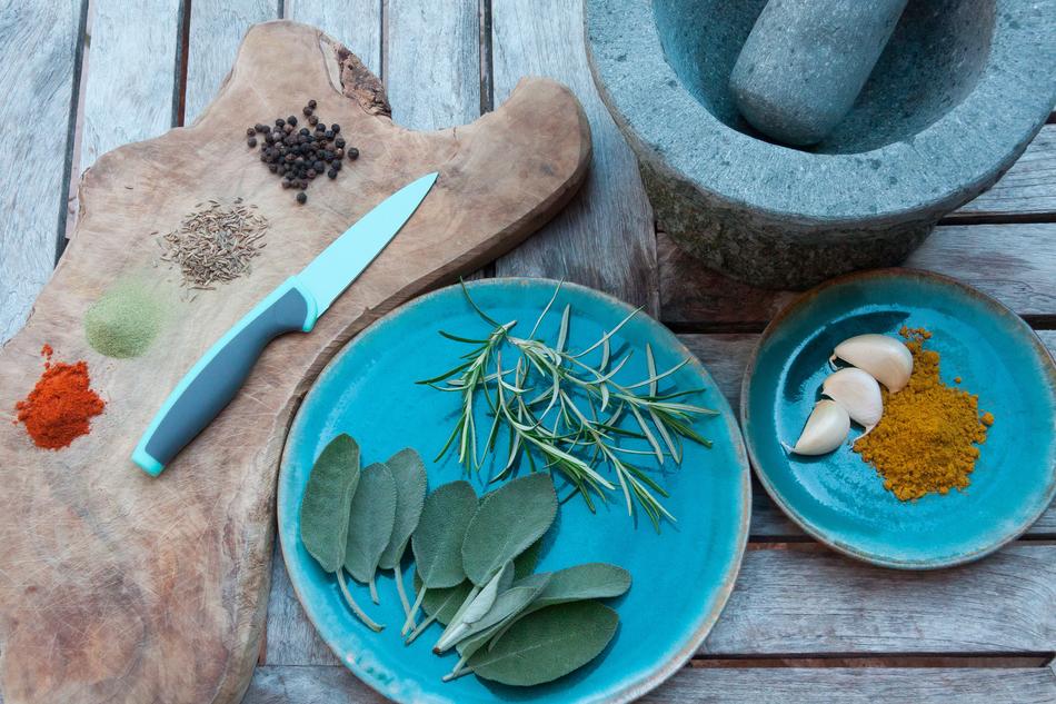 fragrant spices on a plate