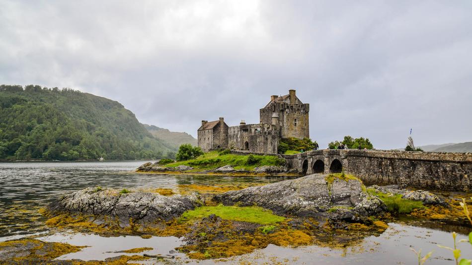 old castle in the hills