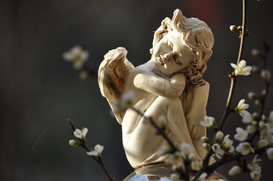 stone angel in the garden