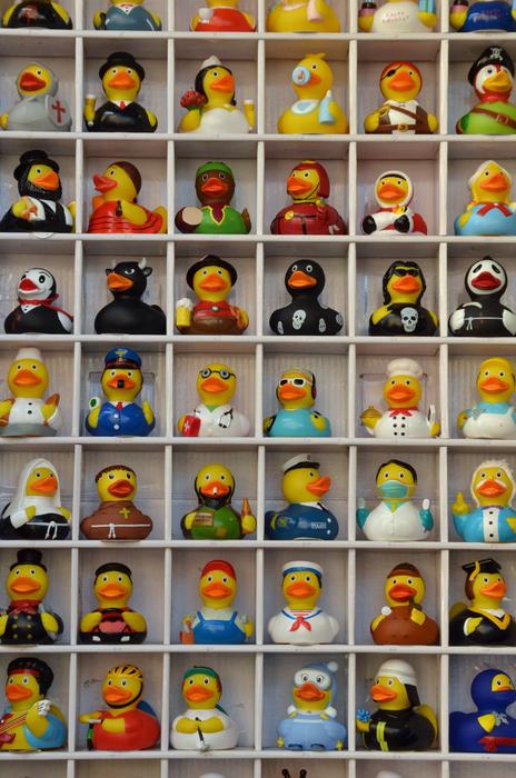 little ducks on the closet