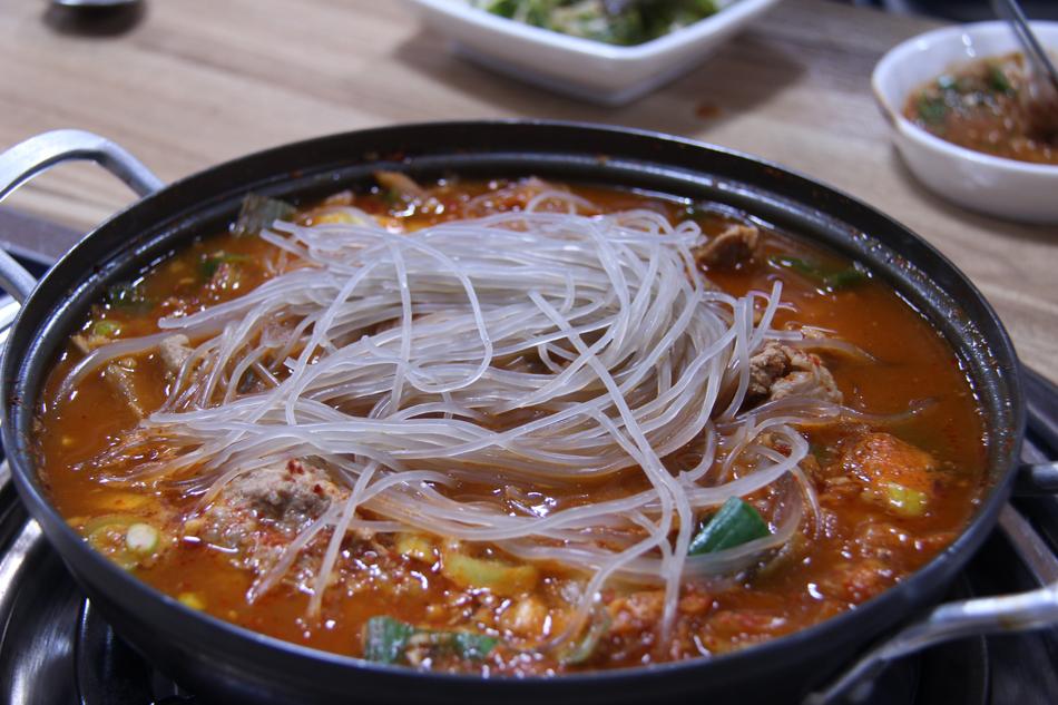 Asian delicious noodle dish