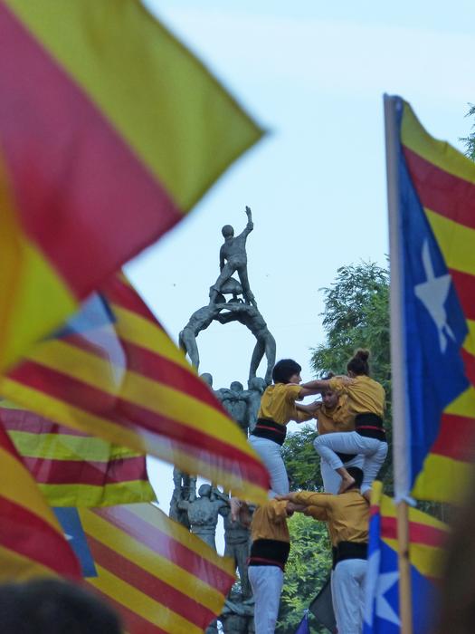 Castells Castellers Estelada