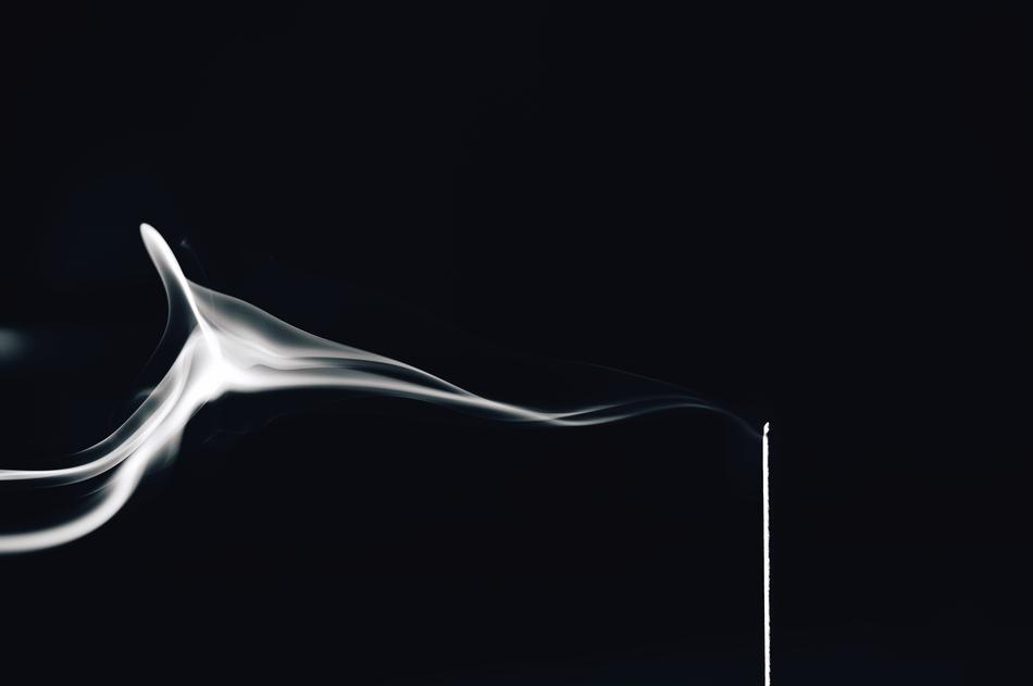 White Smoke Flash Black And