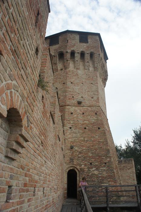 medieval castle built on top of a hill