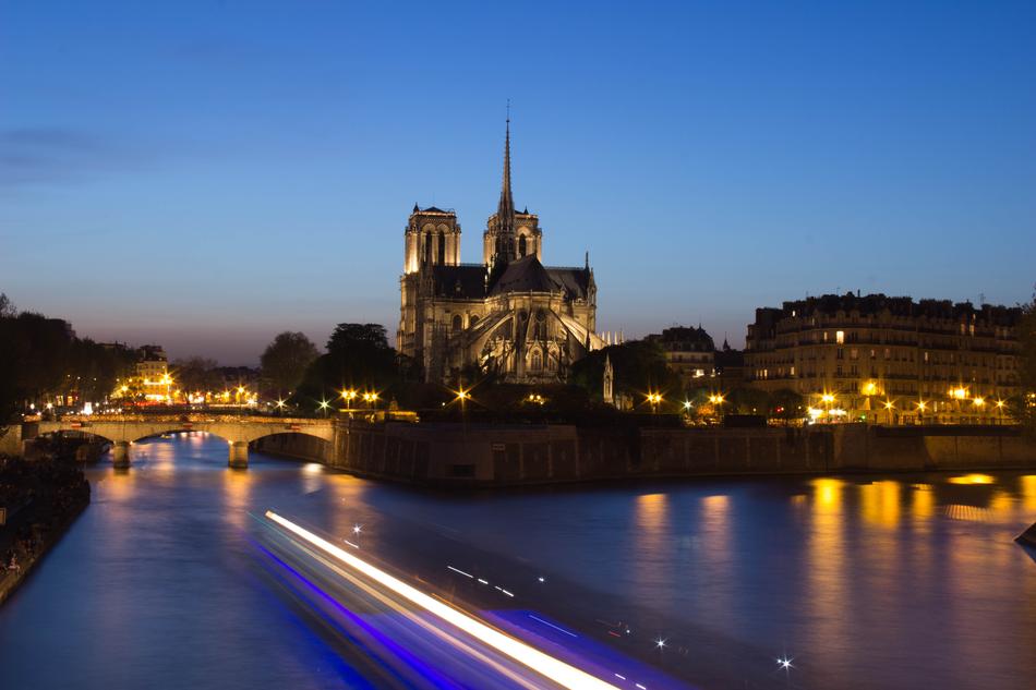 gorgeous paris against a blue sky