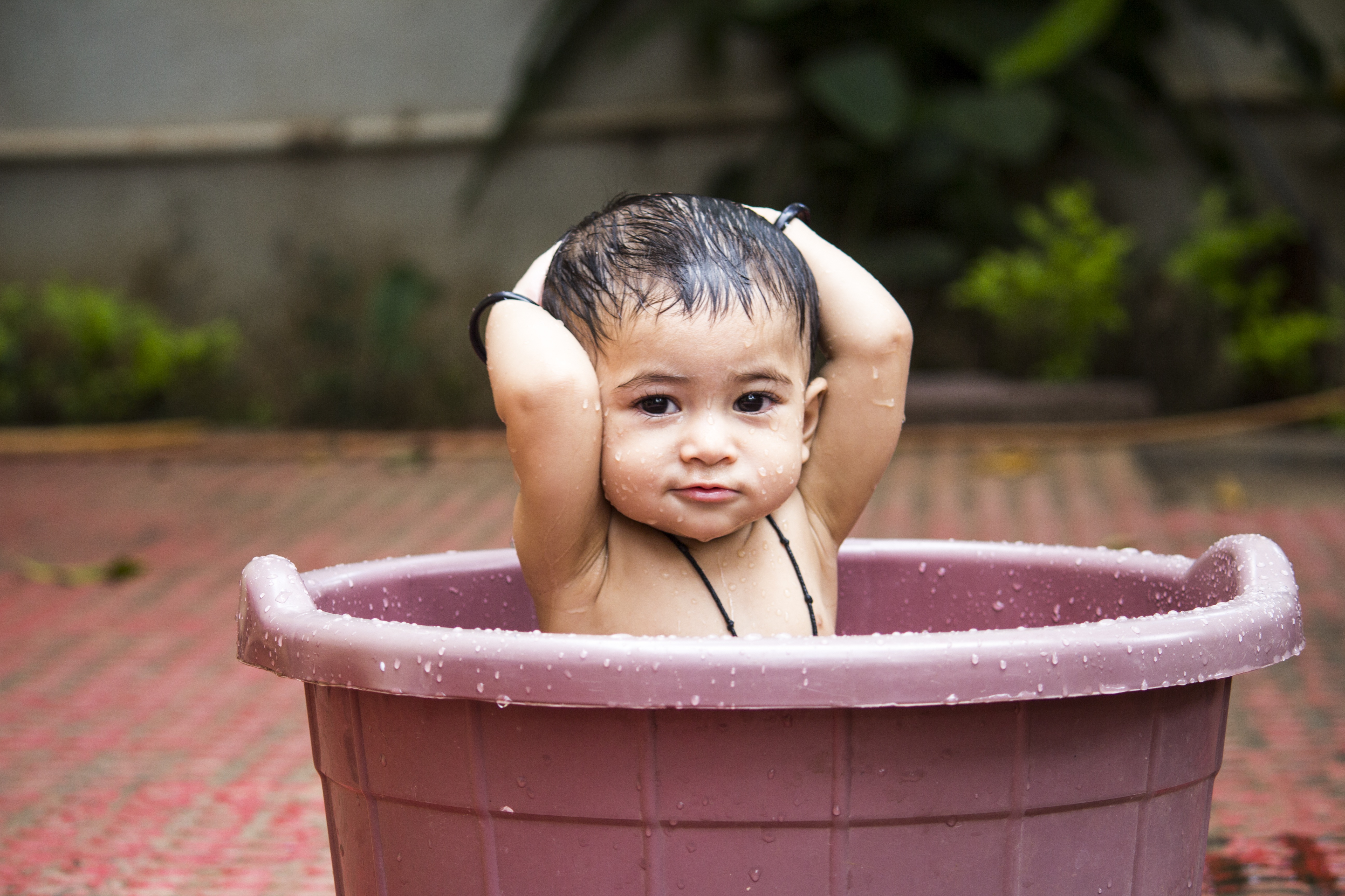 Free image/jpeg, Resolution: 5184x3456, File size: , Baby Kid Bathing pictu...