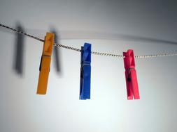 Clamp Clothespins Laundry