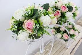 Flower Pink White