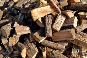 sawn firewood billets
