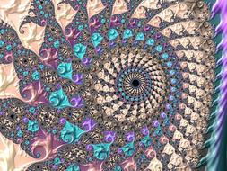 art abstract fractal spiral