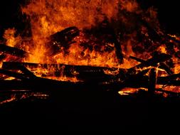 Flame Burn Campfire