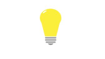 Yellow light bulb pattern