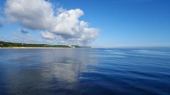 Baltic Sea Coast Clouds Sky